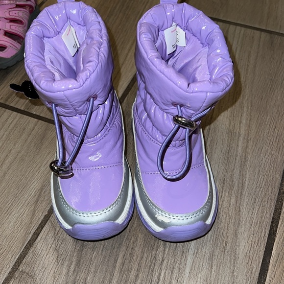 Lot of 2 girls size 9 boots winter and rain boots - Picture 3 of 8